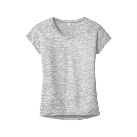 Sport-Tek® Ladies PosiCharge® Electric Heather Sporty Tee by Duffelbags.com