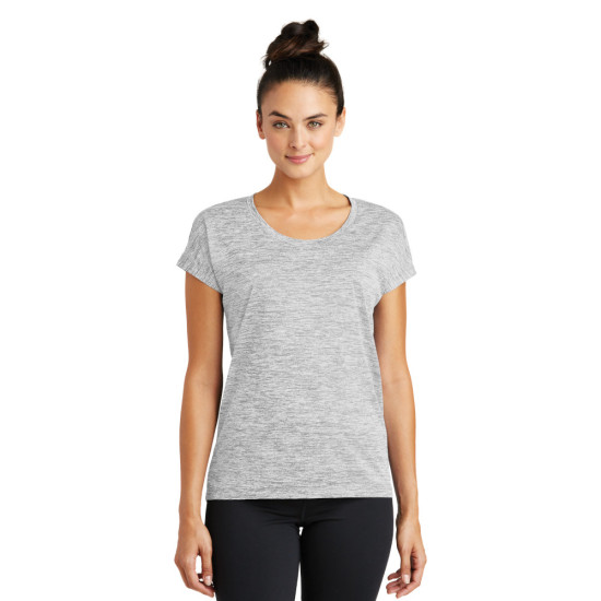 Sport-Tek® Ladies PosiCharge® Electric Heather Sporty Tee by Dufflebags.com Sport-Tek® Ladies PosiCharge® Electric Heather Sporty Tee by Duffelbags.com
