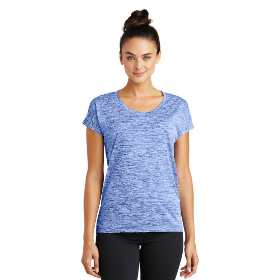 Sport-Tek® Ladies PosiCharge® Electric Heather Sporty Tee by Dufflebags.com Sport-Tek® Ladies PosiCharge® Electric Heather Sporty Tee by Duffelbags.com