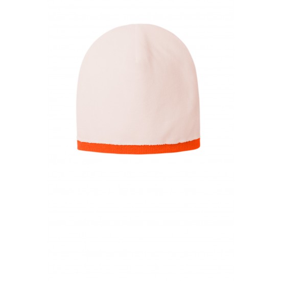 CornerStone® Lined Enhanced Visibility with Reflective Stripes Beanie by Duffelbags.com