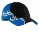 Port Authority® Colorblock Racing Cap with Flames by Duffelbags.com