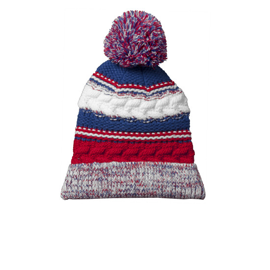 Sport-Tek® Pom Pom Team Beanie by Duffelbags.com