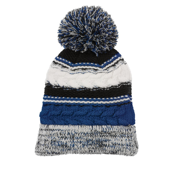 Sport-Tek® Pom Pom Team Beanie by Duffelbags.com