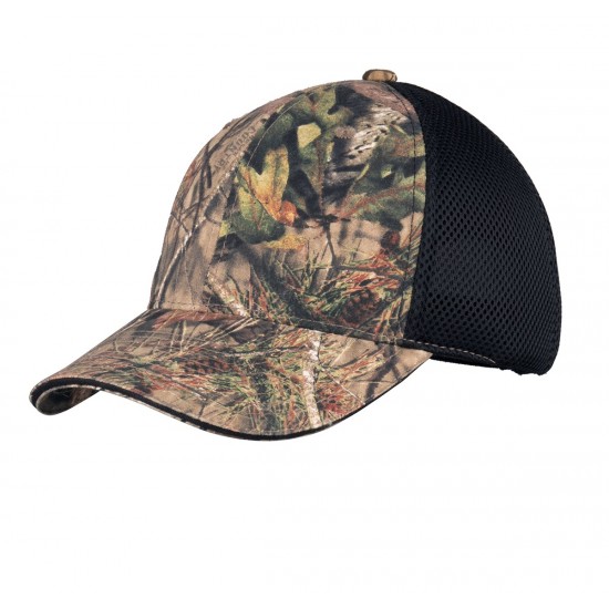 Port Authority® Camouflage Cap with Air Mesh Back by Duffelbags.com