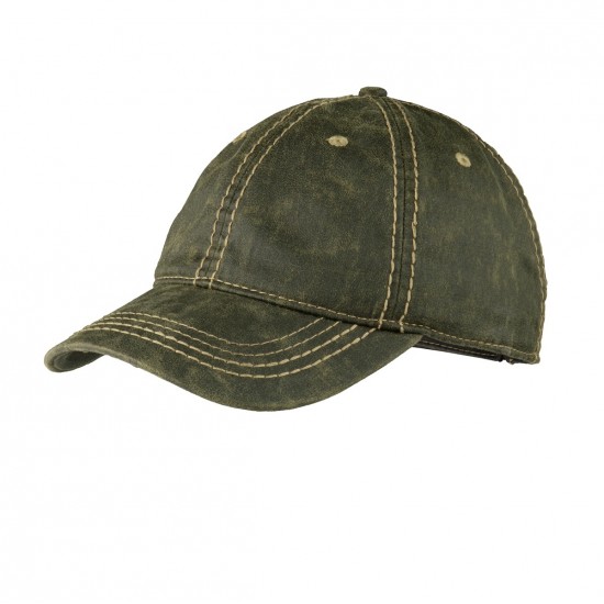 Port Authority® Pigment Print Distressed Cap by Duffelbags.com