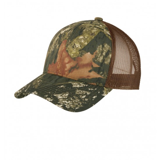Port Authority® Structured Camouflage Mesh Back Cap by Duffelbags.com