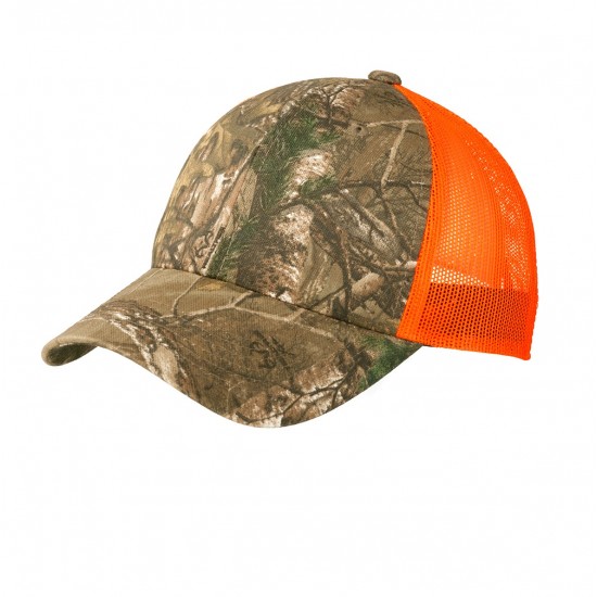Port Authority® Structured Camouflage Mesh Back Cap by Duffelbags.com