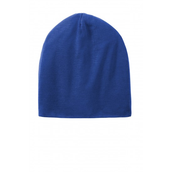 Sport-Tek® PosiCharge® Competitor™ Cotton Touch™ Jersey Knit Slouch Beanie by Duffelbags.com