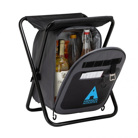 iCOOL® Cape Town 20-Can Capacity Backpack Cooler Chair by Duffelbags.com