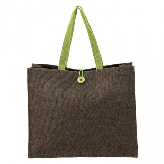 Melbourne Natural Jute Tote by Duffelbags.com
