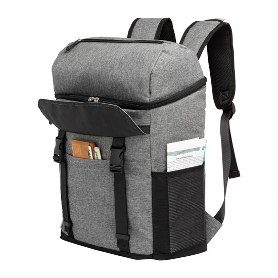 Logan RPET 18-Can Backpack Cooler by Duffelbags.com