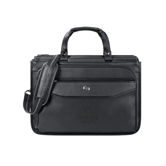 Solo® Harrison Triple Compartment Briefcase by Dufflebags.com Solo® Harrison Triple Compartment Briefcase by Duffelbags.com