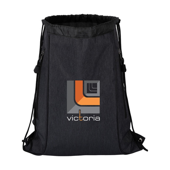 Seville Drawstring Bag w/ Color Accents by Duffelbags.com