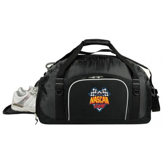 Deluxe Poly/Ripstop Duffel Bag W/ Shoe Storage by Duffelbags.com
