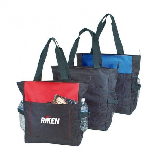 Deluxe Zipper Tote Bag by Duffelbags.com