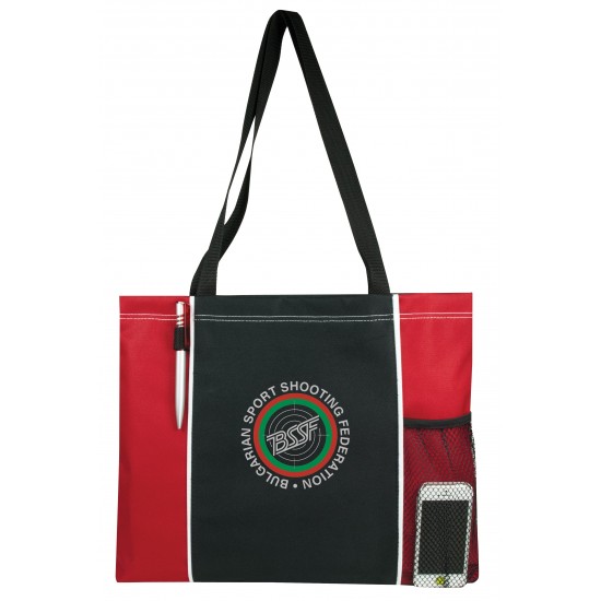 Deluxe Poly Tote Bag by Duffelbags.com