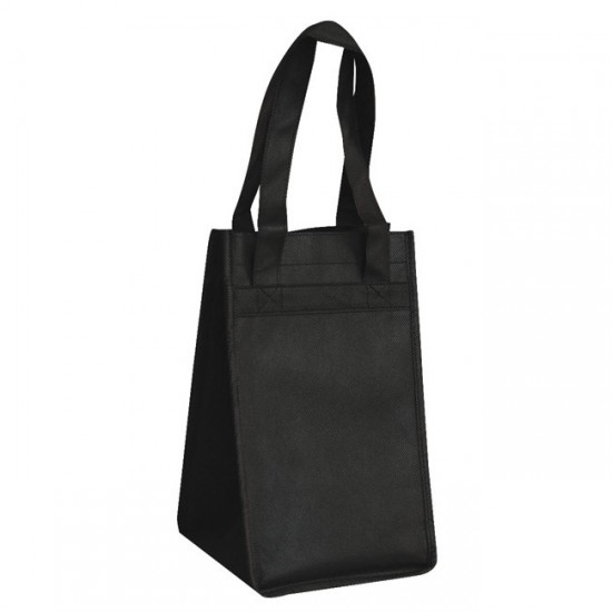 Non-Woven 4 Bottles Wine Bag by Duffelbags.com
