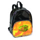 Transparent black/iridescent gold backpack by Duffelbags.com