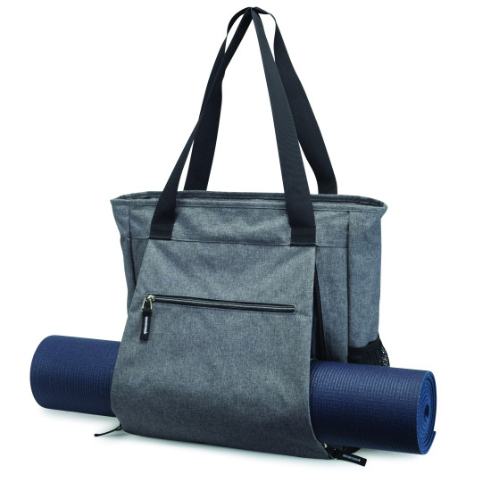 Heathered Yoga Mat Versatile Tote Gym Bag by Duffelbags.com