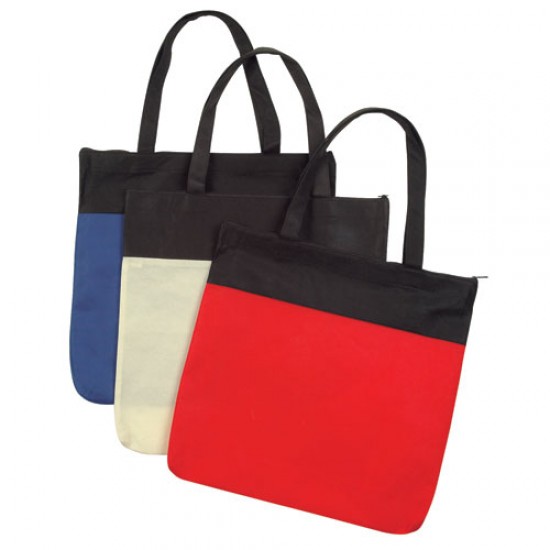 Polypropylene Zippered Tote by Duffelbags.com