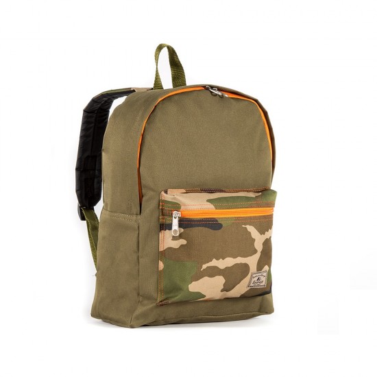 Basic Color Block Backpack by Duffelbags.com