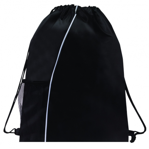 Regular, White Mesh 3 Pack Nylon Drawstring Backpacks Sackpack Tote Cinch Gym Bag Variety of Colors!