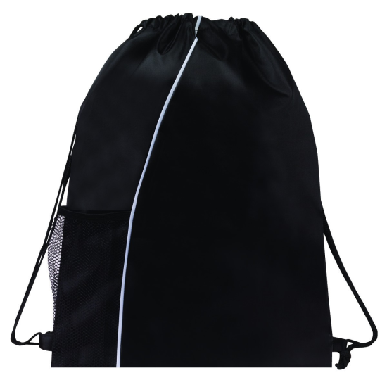 Sport Mesh Pocket Drawstring Backpack by Duffelbags.com