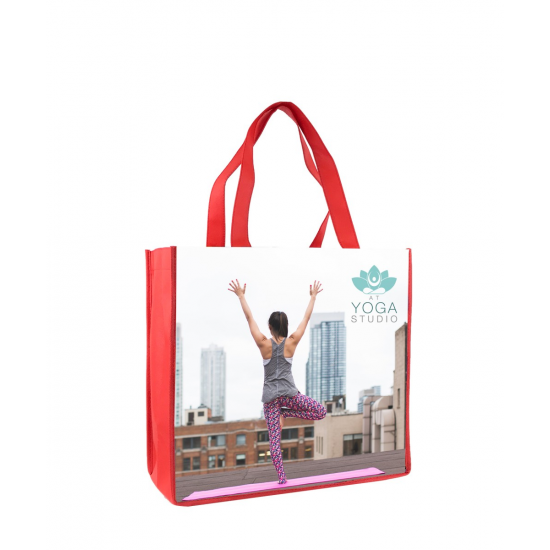 13" Laminated Tote Bag by Duffelbags.com