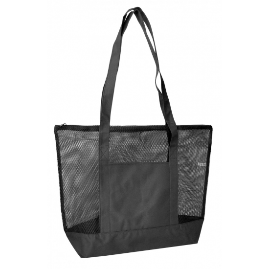 Deluxe Mesh Zipper Tote by Duffelbags.com