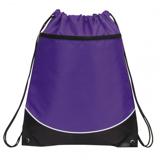 Pocket Drawstring Backpack by Duffelbags.com