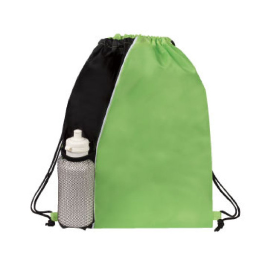 Sport Mesh Pocket Drawstring Backpack by Duffelbags.com