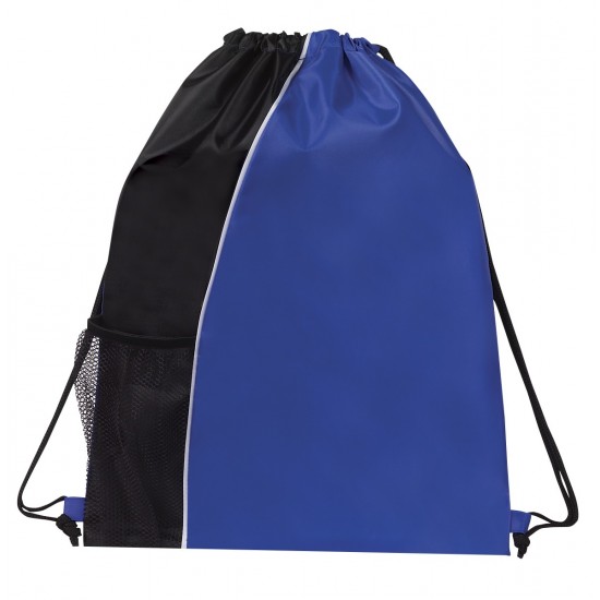 Sport Mesh Pocket Drawstring Backpack by Duffelbags.com
