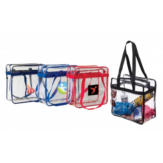 NFL Approved PGA Complied Heavy Duty Clear Stadium Tote by Duffelbags.com