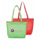 Tinted Jelly Zipper Tote by Duffelbags.com