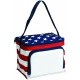 Stars & Stripes 6 Can Cooler Bag by Duffelbags.com