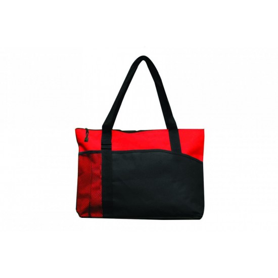 Tote Bag With Mesh and Side Pocket by Duffelbags.com