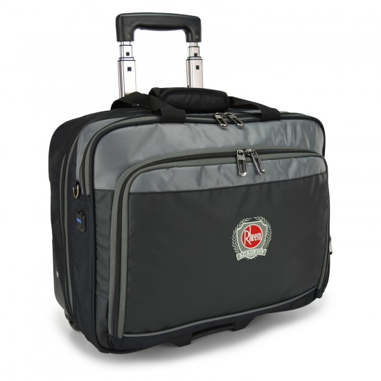 Techno-II Business Rolling Computer Brief Case by Duffelbags.com
