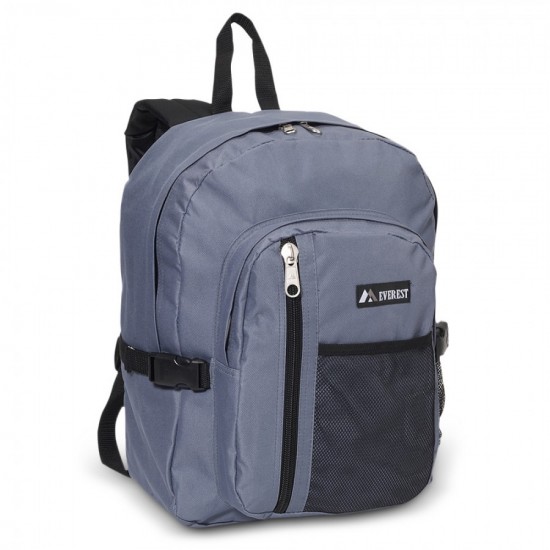 Backpack With Front Mesh Pocket by Duffelbags.com