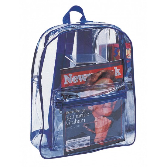 Clear PVC Backpack by Duffelbags.com