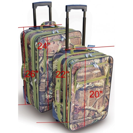 Mossy Oak Luggage 2Pc. Set by Duffelbags.com