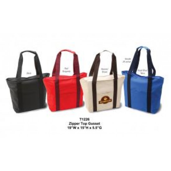 Large Zipper Tote by Duffelbags.com