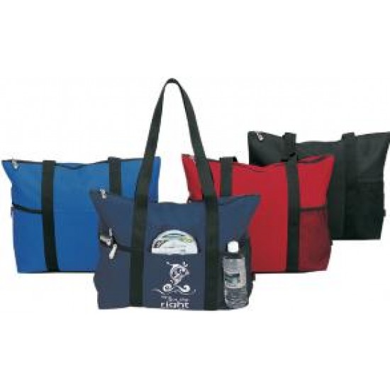 Deluxe Zipper Travel Tote by Duffelbags.com