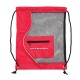 Mesh Drawstring Backpack by Duffelbags.com