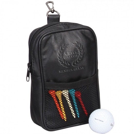 Leather Golf Pouch by Duffelbags.com