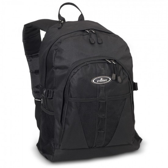 Backpack W/ Dual Mesh Pockets by Duffelbags.com