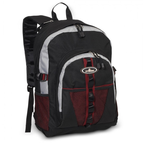 Backpack W/ Dual Mesh Pockets by Duffelbags.com