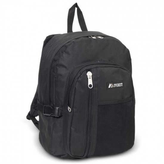 Backpack With Front Mesh Pocket by Duffelbags.com