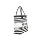 Striped Trendy Tote by Duffelbags.com