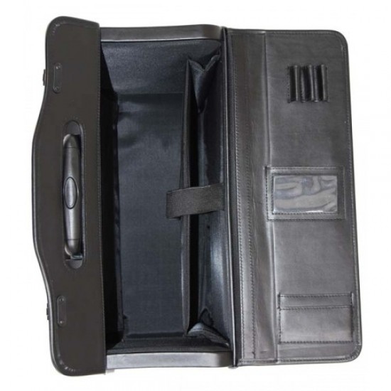 Leather rolling computer & catalog case by Duffelbags.com