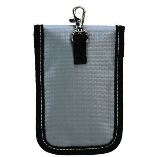 Signal blocking pouch (Fits up 3.5"x5" Key FOB & Credit cards) by Duffelbags.com